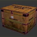 Container Cargo Box Cargo Box Trunk Box Luggage Leather Box Leather Box Container 3d model