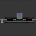 Modern Folding Knife Weapon With Pink Blade And Black Handle Design