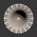 White Classical Carved Pedestal Column With Intricate Details And Decorative Vase Top