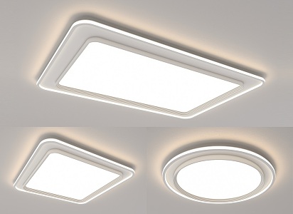 modern ceiling lamp 3d model