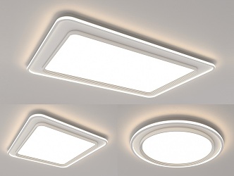 modern ceiling lamp 3d model