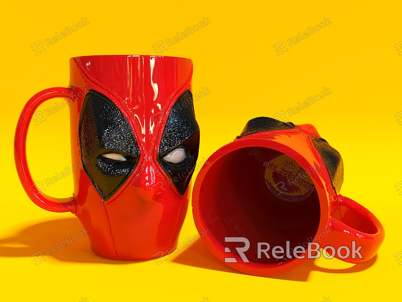 Modern Water Cup Marvel Hero Water Cup model