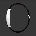 Sleek Modern Wristwatch With Black Leather Strap And Silver Dial Design
