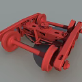 modern bogie 3d model