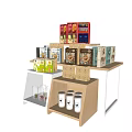 Exhibition Rack Promotion Exhibition Rack Display Rack Display Stack Head Promotion Desk Promotion Stack Window Rack Scene Stack 3d model