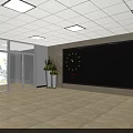 Modern Laboratory Interior With Lab Benches Stools Shelves Windows And Equipment