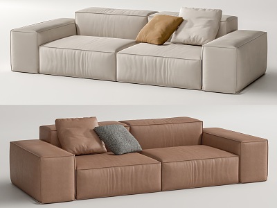 Modern Bonaldo double sofa model