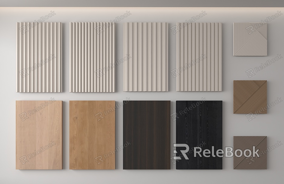 Modern wall panel model