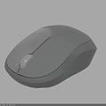 Black Wireless Computer Mouse With Sleek Ergonomic Design And Optical Sensor
