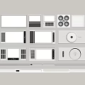 Modern Bathroom Accessories Design With Shelves Hooks Towel Bars And Soap Dishes