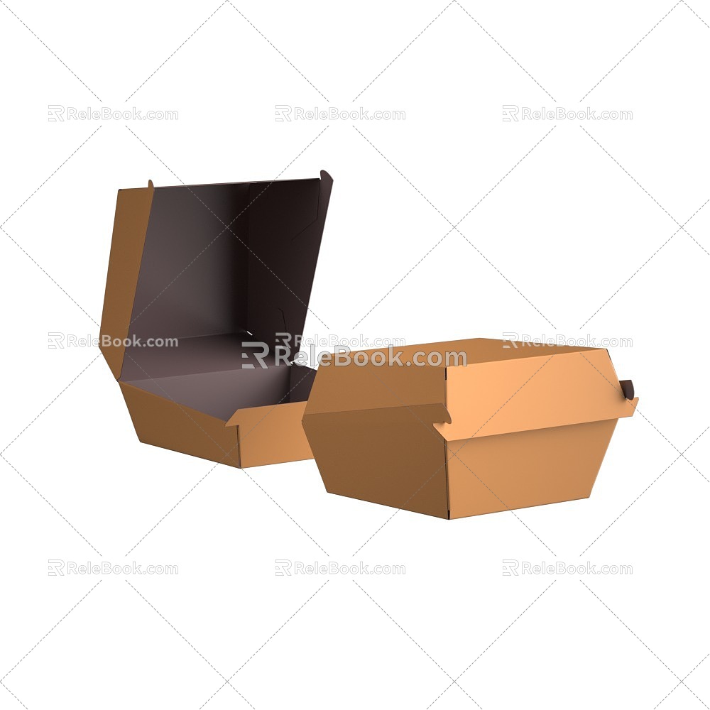 packing box snack box model