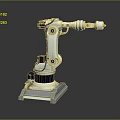 Modern Robot Arm Robot Arm Mechanical Arm Robot Arm Robot Head 3d model