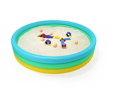 Amusement Equipment Toy Amusement Park Sandpit 3d model