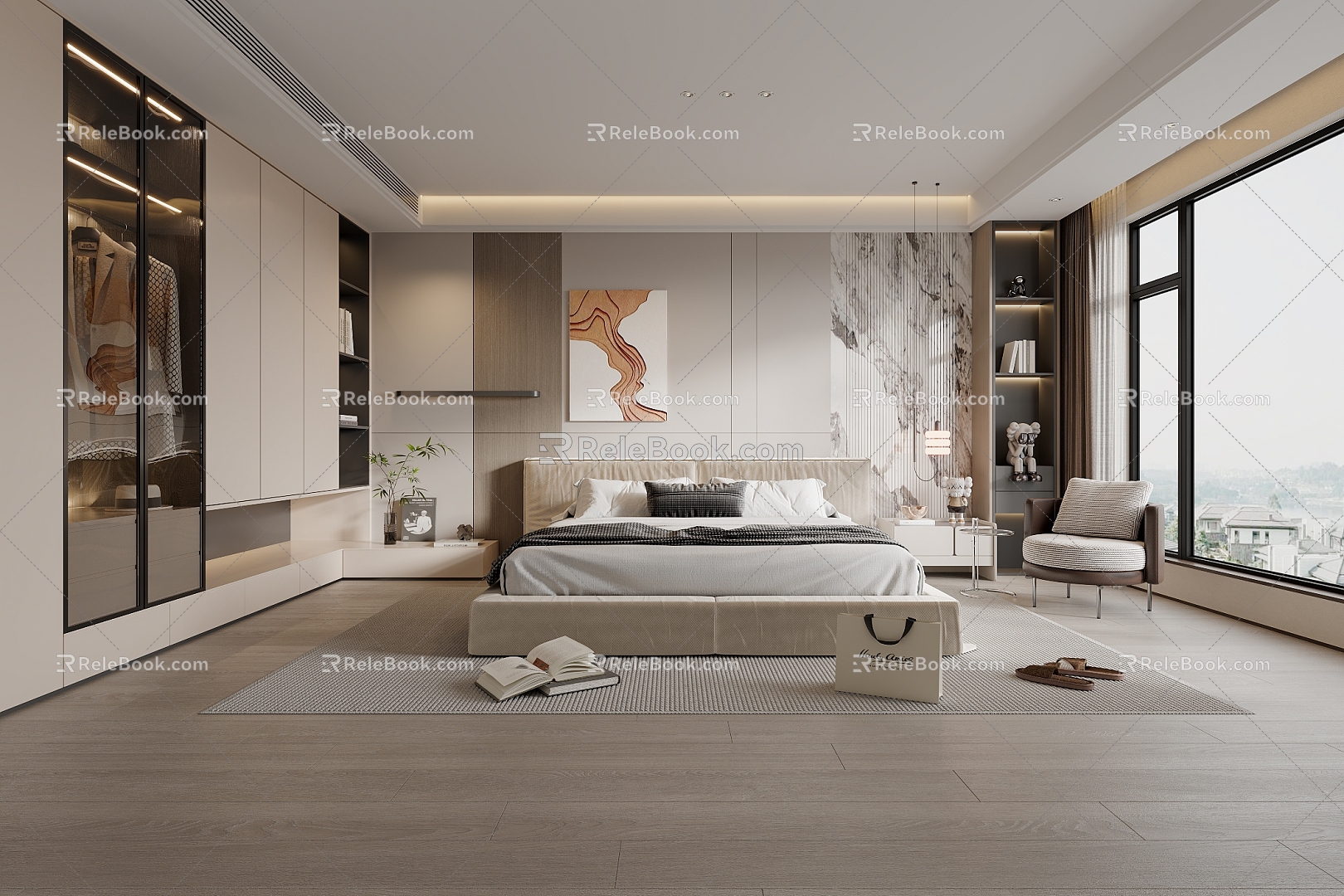 Modern Bedroom 3d model