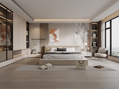 Modern Bedroom 3d model