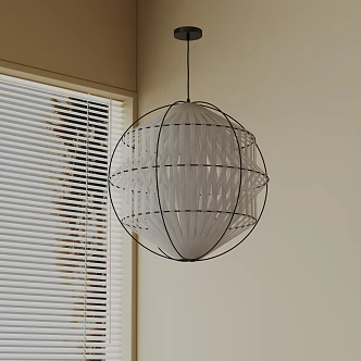 Modern chandelier 3d model