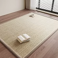 Modern Square Carpet 3d model