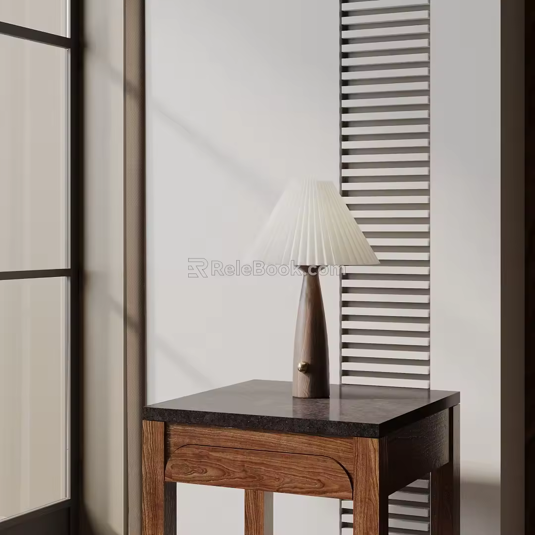 Modern table lamp 3d model