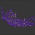 Ancient Shipwreck Remains With Wooden Frames Broken Hull And Metal Parts
