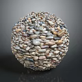 Modern Stone Rock Stone Block Appreciation Stone 3d model