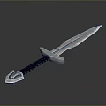 Officer Sword Long Sword Sheath Sword Samurai Sword Samurai Sword Accessories Soldier Sword Knight Sabre 3d model