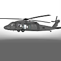 Modern Military Helicopter In Flight Showcasing Rotors And Body Details