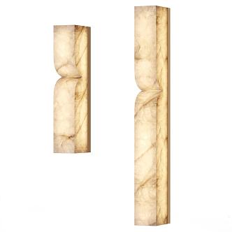 Italian Light Luxury Marble Wall Lamp Marble Wall Lamp Transparent Stone Wall Lamp 3d model