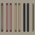 Stylish Door Handles With Various Colors And Different Designs For Home Interior