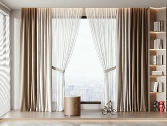 Curtains 3d model