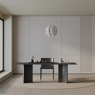 Modern dining table 3d model