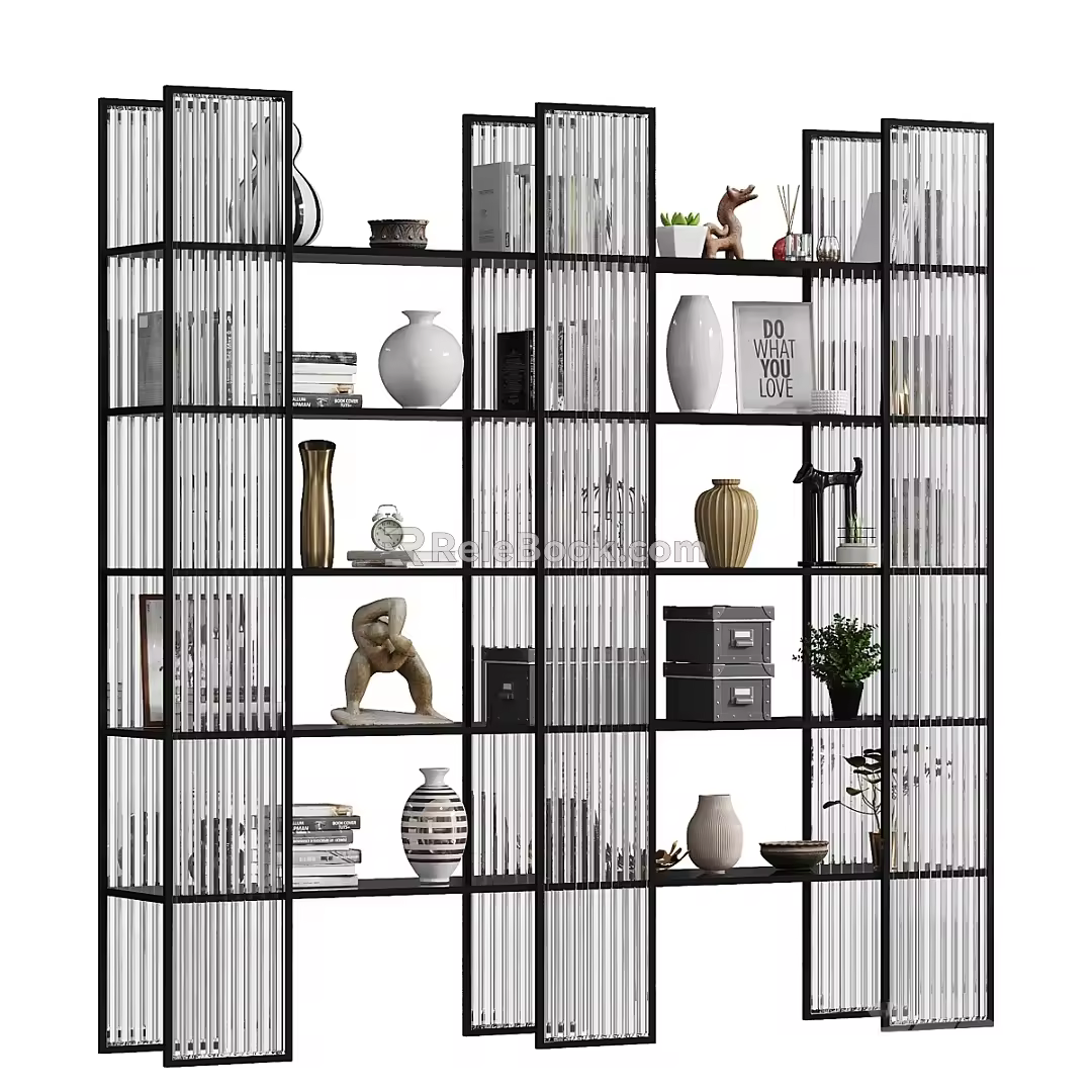 decorative shelf 3d model