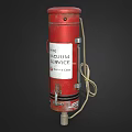 Red Free Vacuum Service Household Appliances With Labels And Power Cords