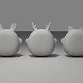 Cute Rabbit Deer Cat Shaped Pink Blue Light Green Portable Digital Gadgets for Mobile Phones