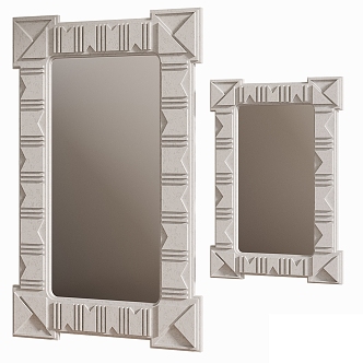 Modern decorative mirror 3d model