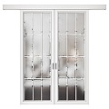 Modern Minimalist sliding door sliding door simple sliding door door 3d model