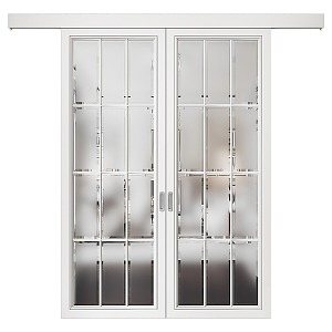 Modern Minimalist sliding door sliding door simple sliding door 3d model