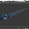 Dagger Game Dagger Poisonous Teeth Canine Teeth Short Knife Magic Knife Low Face Number Low Model Simple Model Game Sub-era Movie and TV Level Super Realistic High Precision 3d model