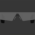Black Smart Glasses With Transparent Lenses 3D Rendered Gray Background Reflective Surface