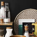 Stylish Kitchenware Display With Waffles And Decor