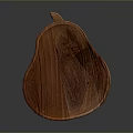 Appetizing Food Arranged On Natural Wooden Plate With Smooth Surface