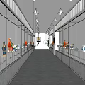 Spacious Modern Exhibition Hall With Glass Display Cases Ancient Artifacts And Bright Lighting