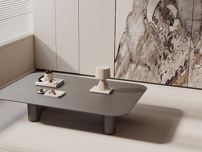 Modern coffee table model