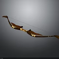 Traditional Wooden Bow Design With Elegant Carvings And Smooth Curves