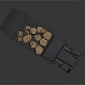 Vintage Military Tank With Open Top Structure And Rustic Metal Exterior