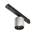 Black Modern Minimalist Downlight Spotlight With Adjustable Head And Metal Housing