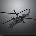 Mars Exploration Helicopter Model Featuring Blue Green Camouflage Four Rotors And Number 12 Dark Backdrop