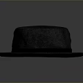 Classic Black Bowler Hat With Black Band Stylish Accessory For Daily Wear