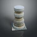 Columns Stone Columns Stone Columns Old Columns Roman Columns Roman Columns Classical Columns Greek Columns 3d model