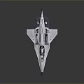 Futuristic White Concept Aircraft With Sleek Design And Transparent Cockpit