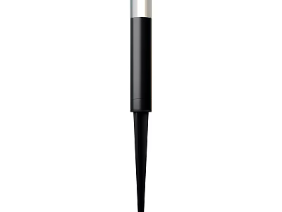 Modern Floor Lamp With Sleek Black Silver Design And Tall Slim Contemporary Structure 3d model